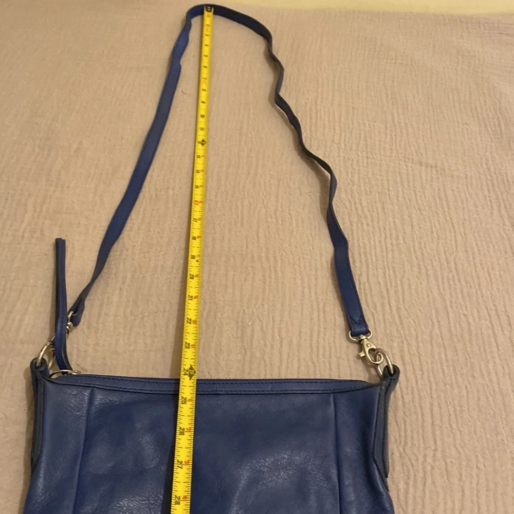Fossil Sydney Royal Blue Leather Crossbody Bag